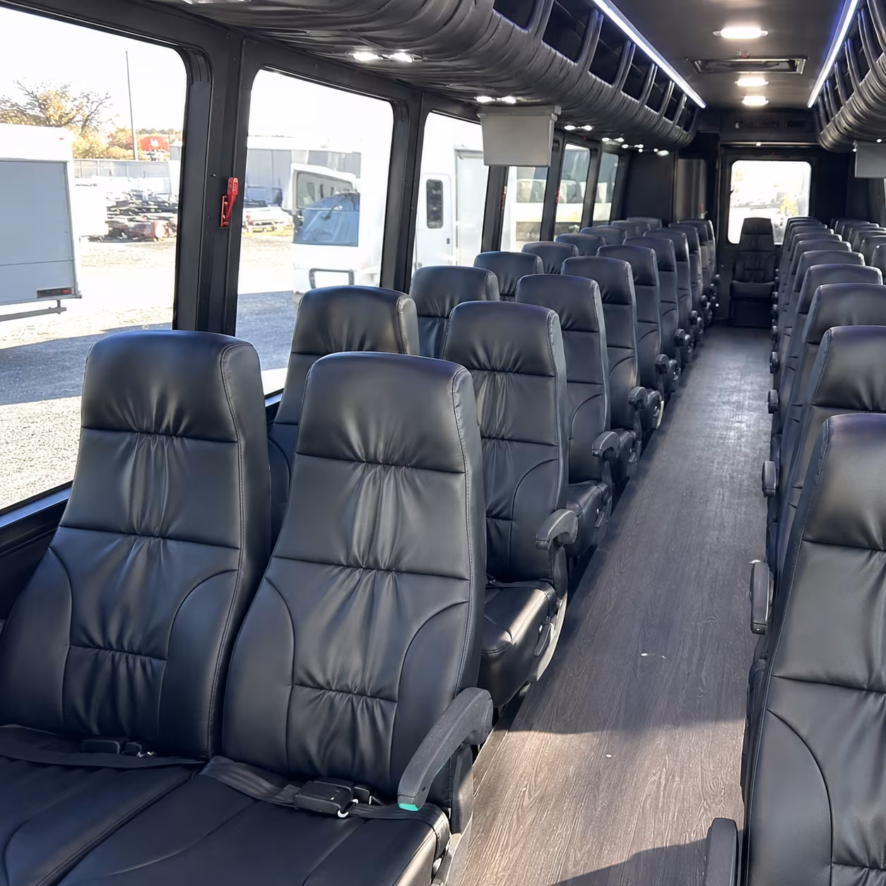 28 passenger minibus interior