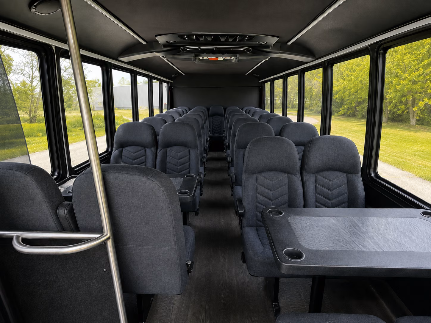 abilene 18 passenger minibus inside