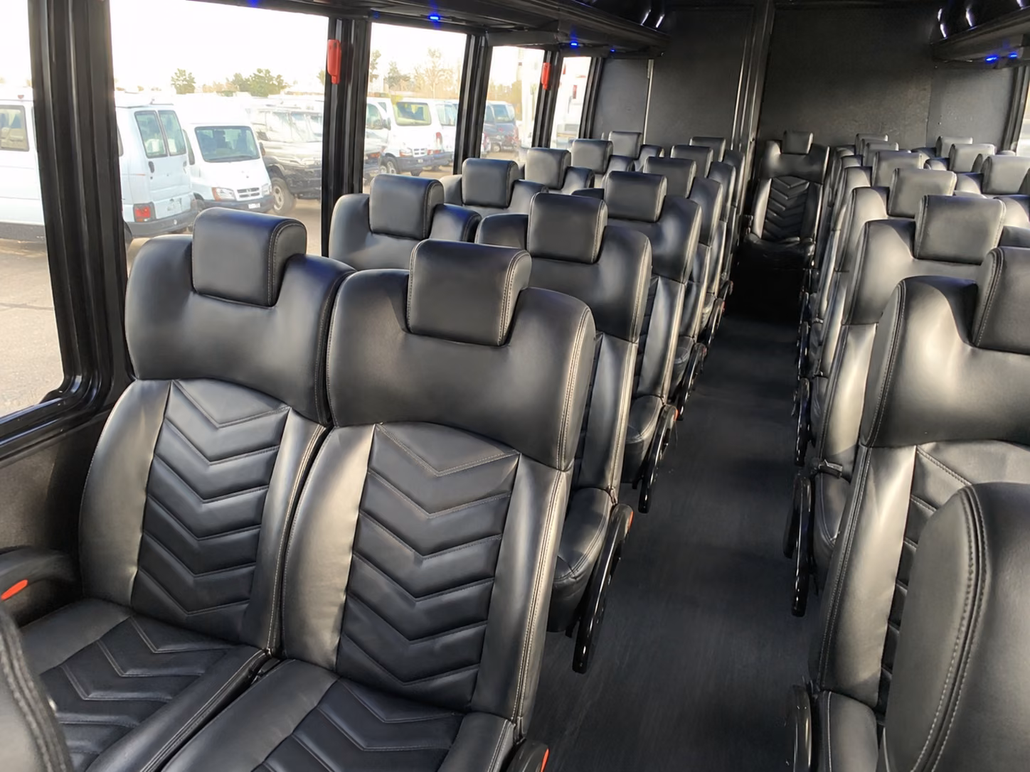 abilene 18 passenger minibus interior