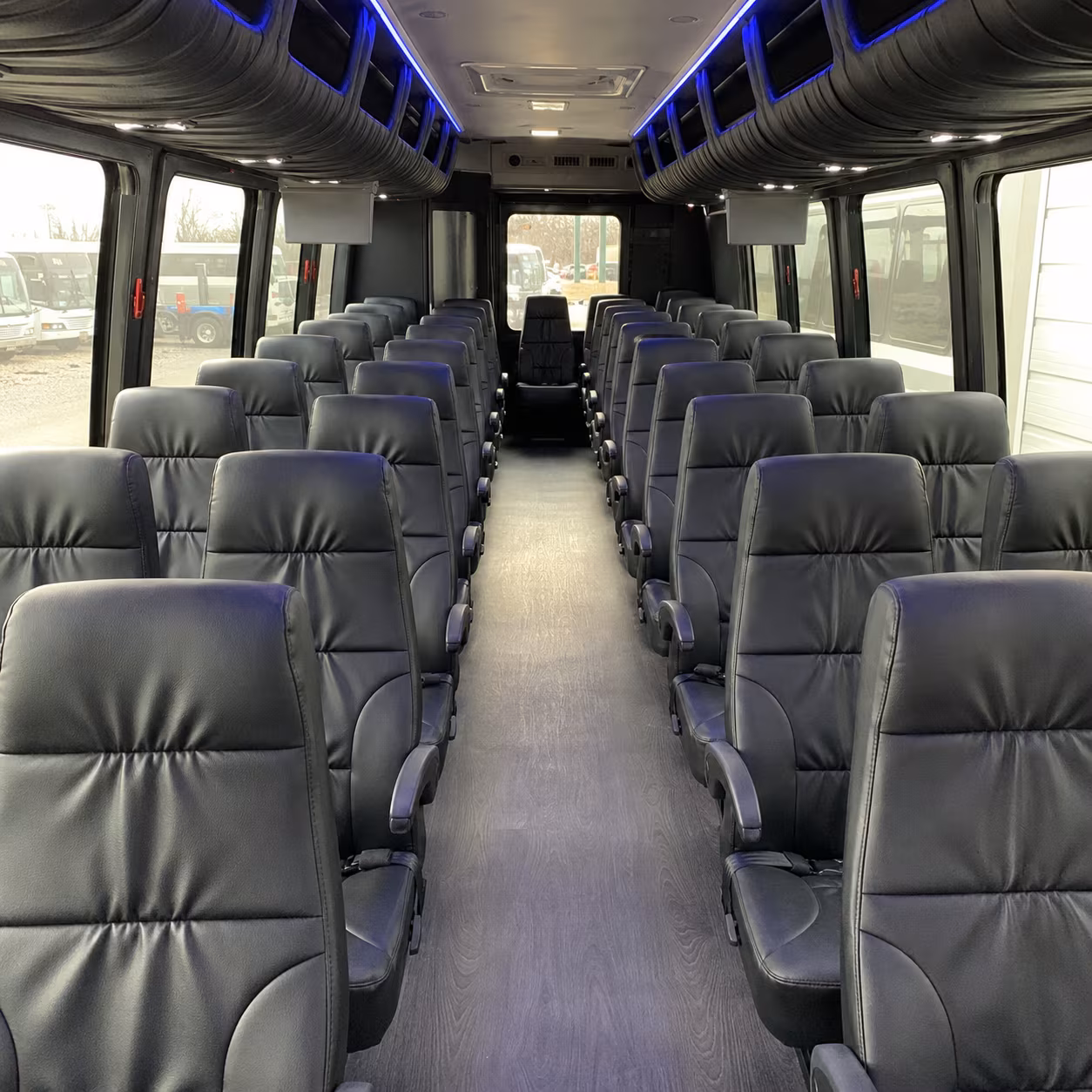 abilene 25 passenger minibus interior