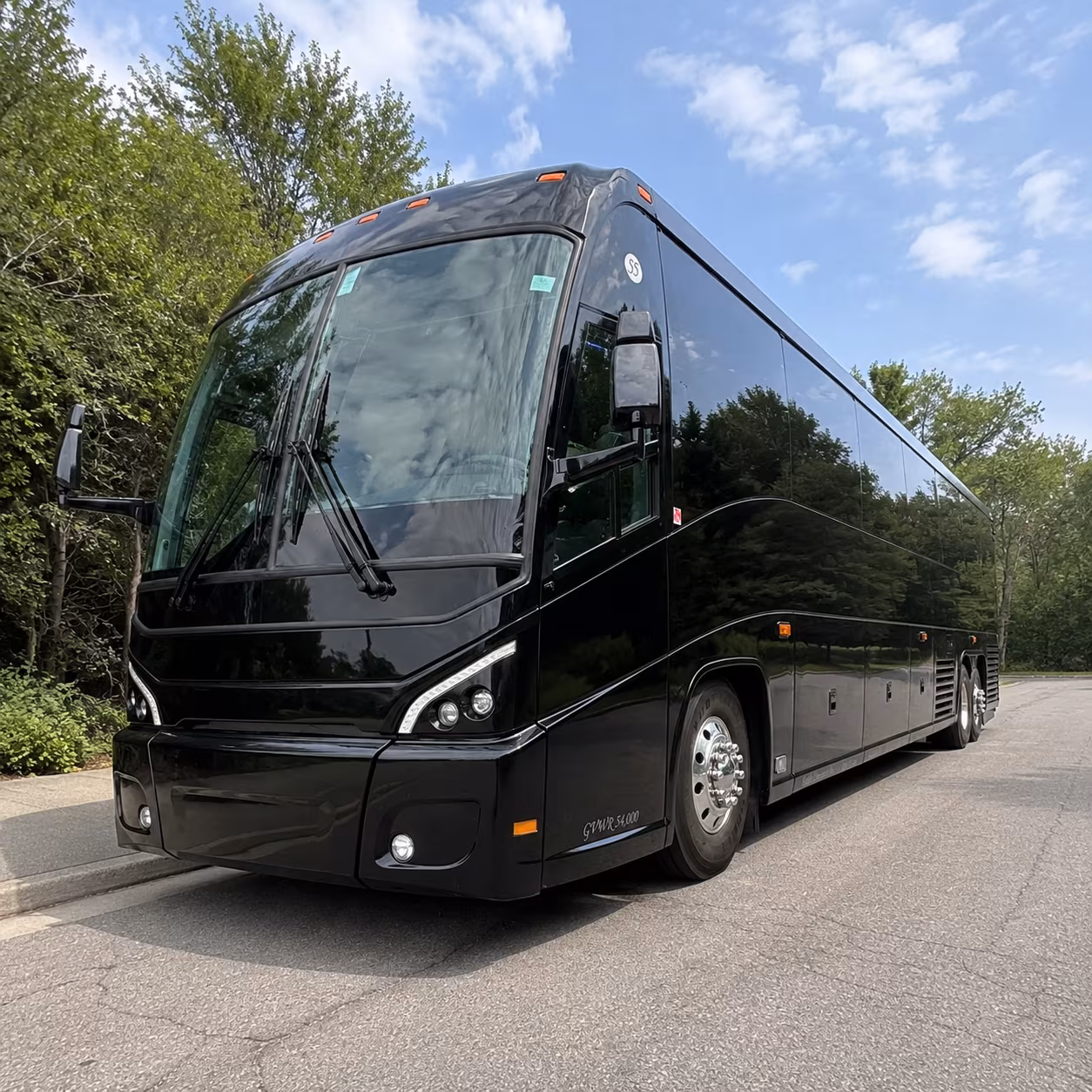 abilene 56 passenger charter bus