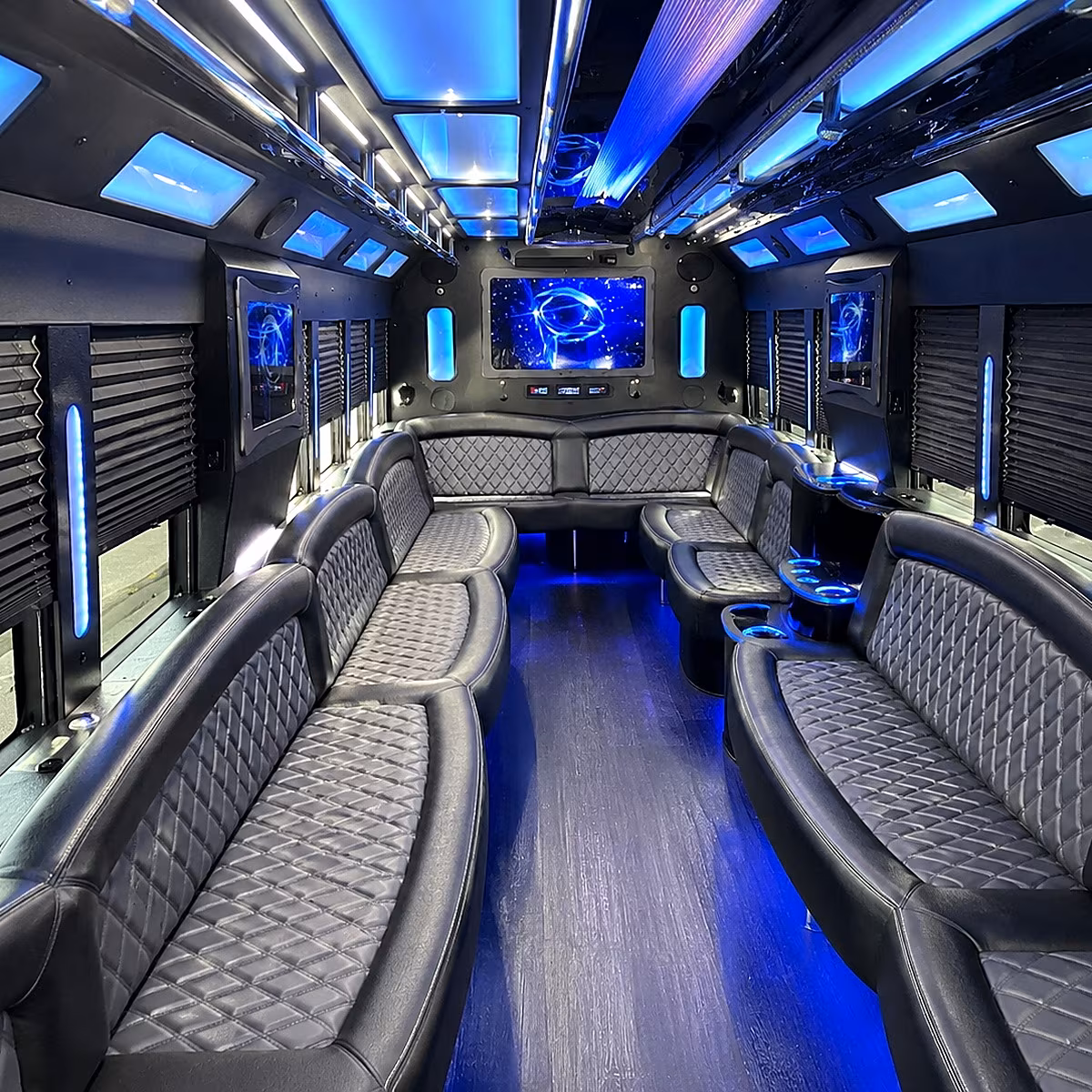 abilene party bus rental interior