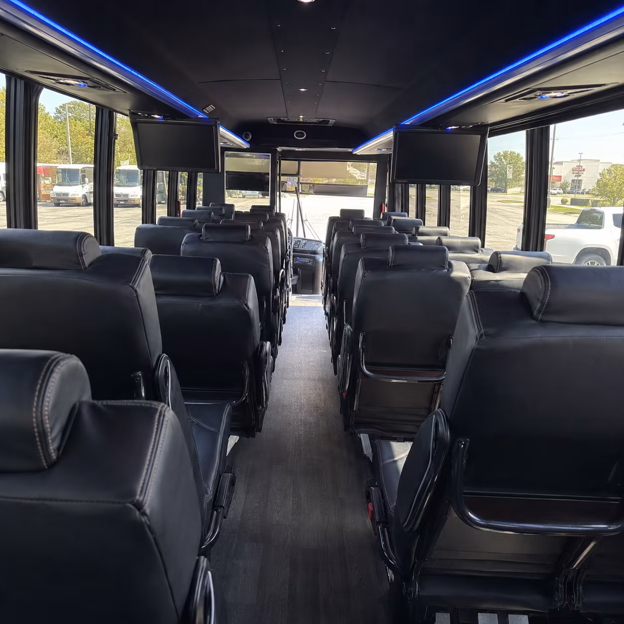 abilene wine tour brewery transportation onboard seating