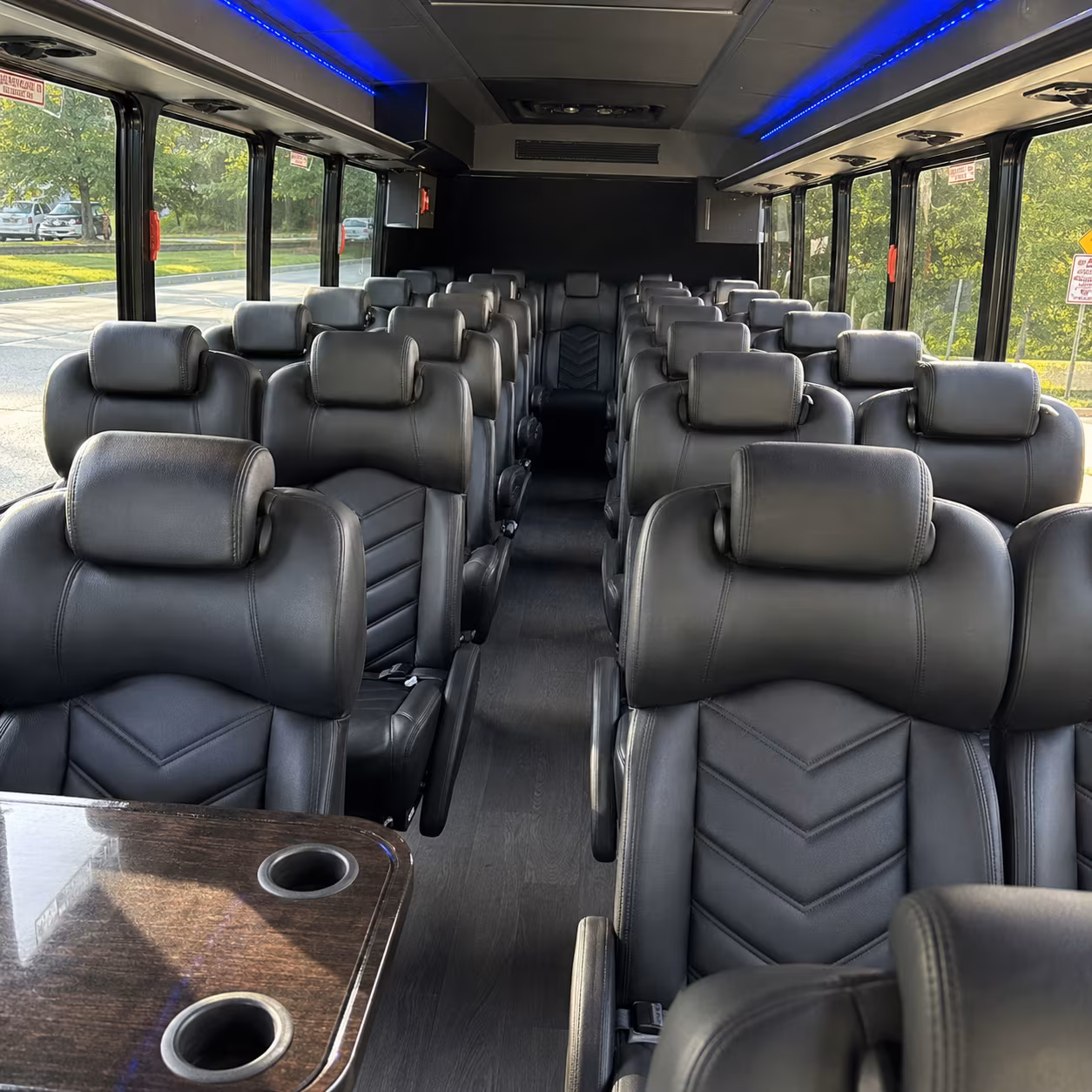 charter buses for abilene ranch and outdoor wedding venues