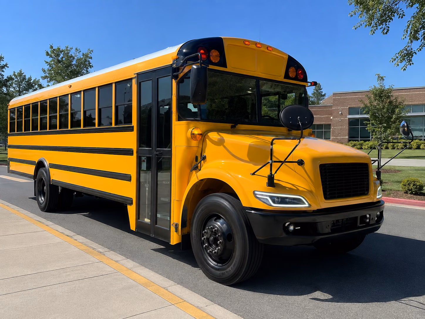 school bus rentals for abilene regional airport and aviation career field trips