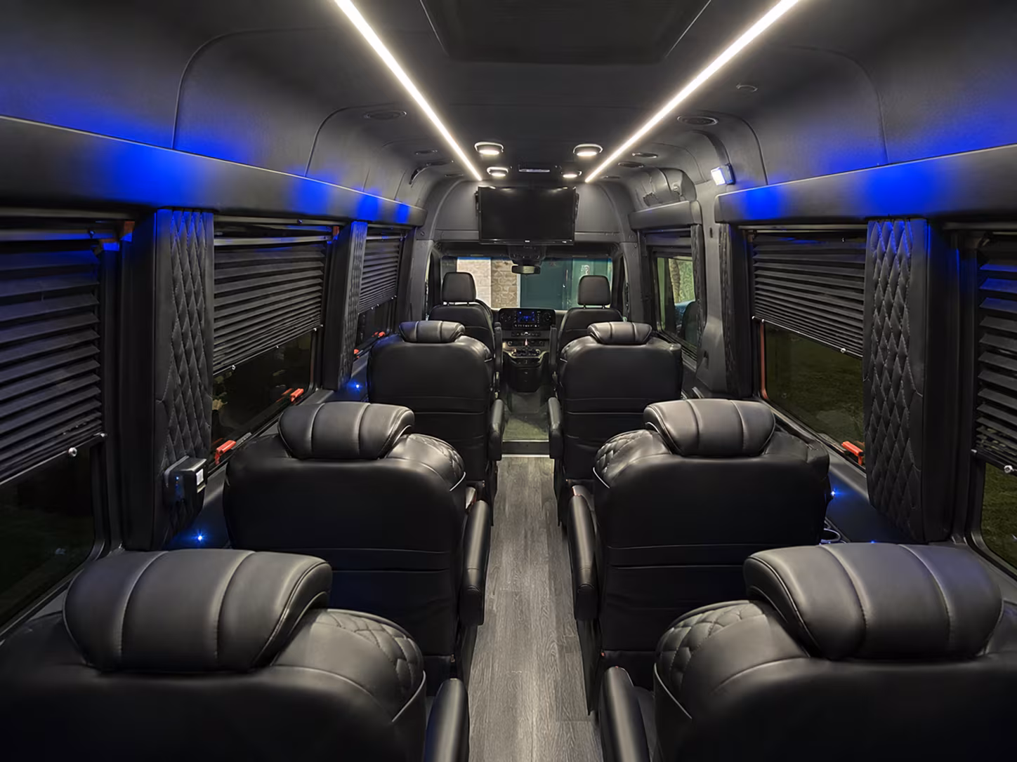 sprinter van with driver interior